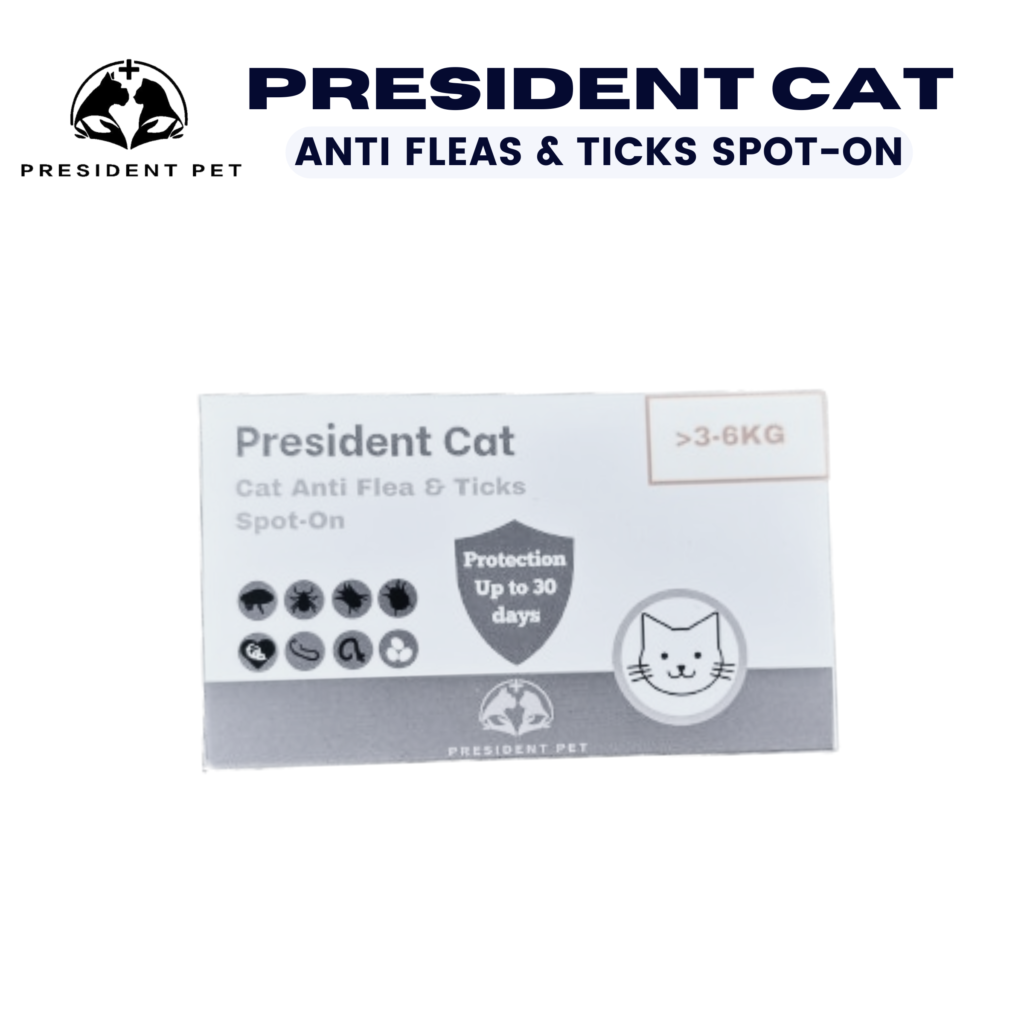 President Pet Flea and Tick Spot On For Cat